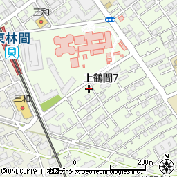 サンセール東林間周辺の地図