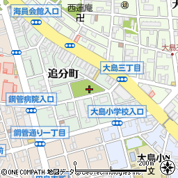 神奈川県川崎市川崎区追分町7周辺の地図