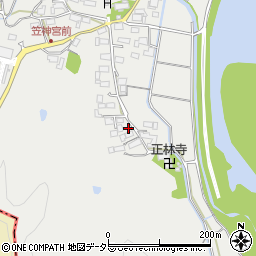 岐阜県美濃市笠神552周辺の地図