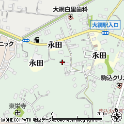 千葉県大網白里市駒込691周辺の地図