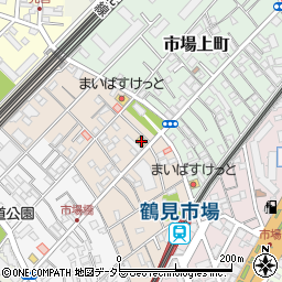 セブンイレブン鶴見市場東中店周辺の地図