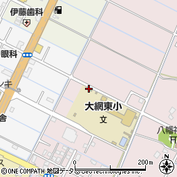 千葉県大網白里市富田51周辺の地図