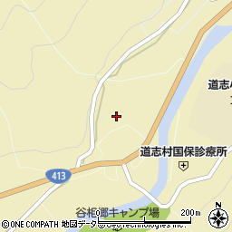 道志村役場　道志保育園周辺の地図