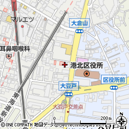 カーセブン　横浜大倉山店周辺の地図