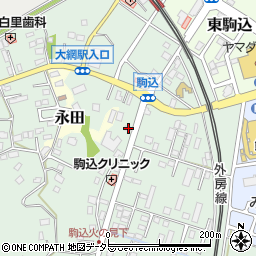 千葉県大網白里市駒込481周辺の地図