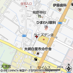 千葉県大網白里市仏島91周辺の地図