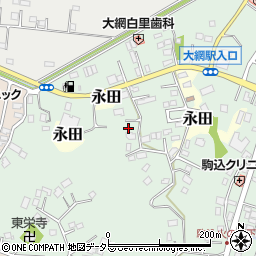 千葉県大網白里市駒込693周辺の地図