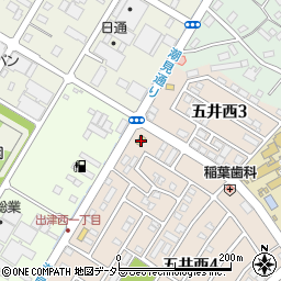 ファミリーマート大松屋五井西店周辺の地図