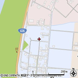 兵庫県豊岡市伏188周辺の地図