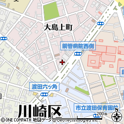 ユアー・パーキング川崎大島上町第１駐車場周辺の地図