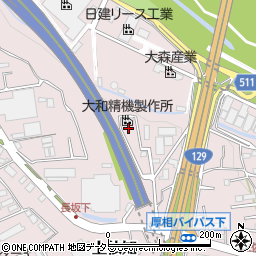 神奈川県厚木市上依知586-4周辺の地図