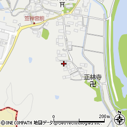 岐阜県美濃市笠神554-1周辺の地図