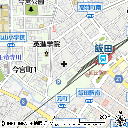 長野県飯田市高羽町1丁目4周辺の地図