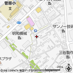 神奈川県愛甲郡愛川町中津1039-7周辺の地図