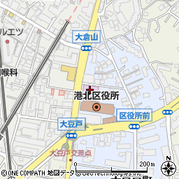 横浜市港北公会堂周辺の地図