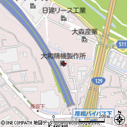 神奈川県厚木市上依知586周辺の地図