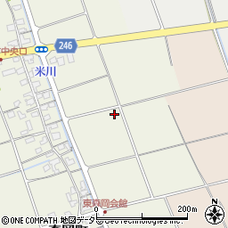 鳥取県境港市森岡町周辺の地図