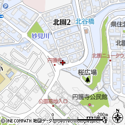 鳥取北園簡易郵便局周辺の地図