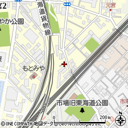 横浜パッキング製作所周辺の地図