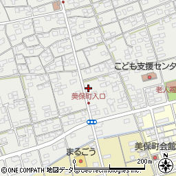 山中商店周辺の地図
