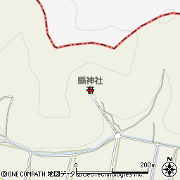 縣神社周辺の地図