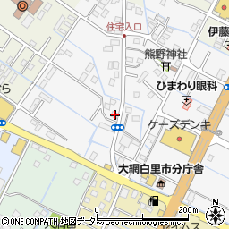 千葉県大網白里市仏島193-4周辺の地図