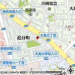 まいばすけっと追分町２号店周辺の地図