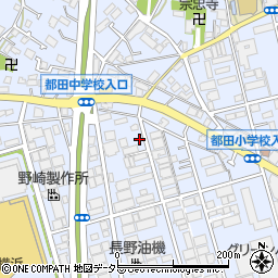 横浜標識周辺の地図