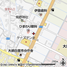 千葉県大網白里市仏島112-1周辺の地図