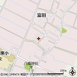 千葉県大網白里市富田1117-2周辺の地図