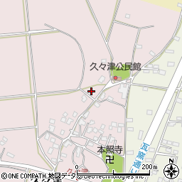 千葉県市原市久々津532周辺の地図