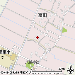 千葉県大網白里市富田1117周辺の地図