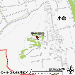 東光禅寺周辺の地図