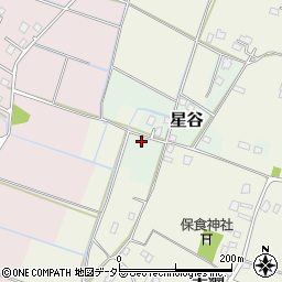 千葉県大網白里市星谷209周辺の地図