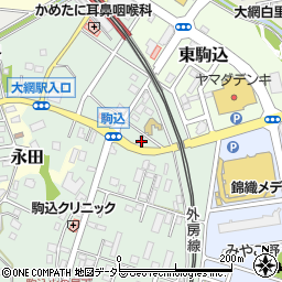 千葉県大網白里市駒込530周辺の地図