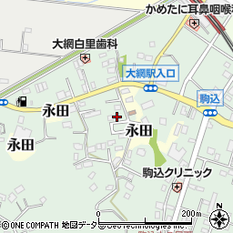 千葉県大網白里市駒込1637周辺の地図