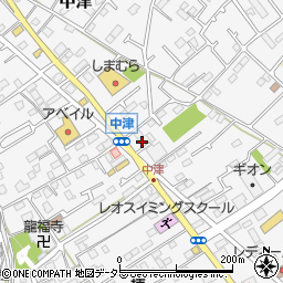神奈川県愛甲郡愛川町中津317周辺の地図