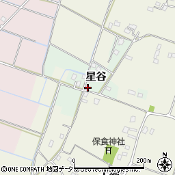 千葉県大網白里市星谷224周辺の地図
