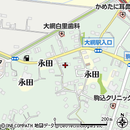 千葉県大網白里市駒込1654周辺の地図