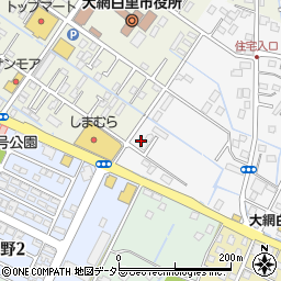 千葉県大網白里市仏島28周辺の地図