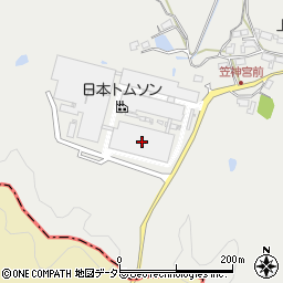 岐阜県美濃市笠神641周辺の地図