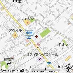 神奈川県愛甲郡愛川町中津315-6周辺の地図