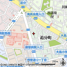 神奈川県川崎市川崎区追分町3周辺の地図