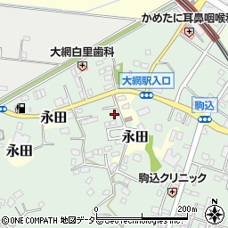 千葉県大網白里市駒込1636周辺の地図