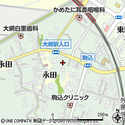 千葉県大網白里市駒込469周辺の地図