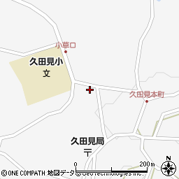 八百津町久田見出張所周辺の地図