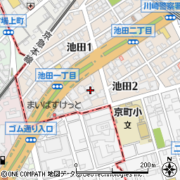 シコクヤ川崎支店周辺の地図