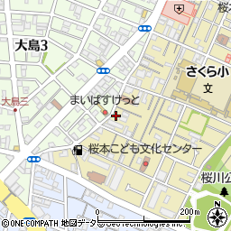 諏訪　蒲団店周辺の地図