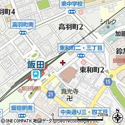 ＡＳＡ飯田西川周辺の地図