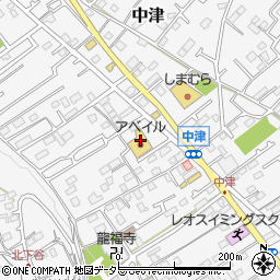 神奈川県愛甲郡愛川町中津145周辺の地図